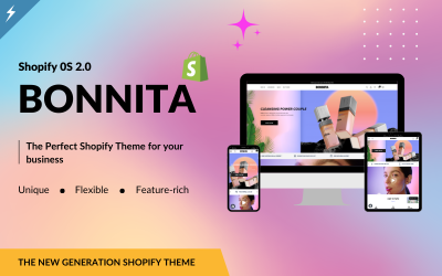 Bonnita - tema de beleza e cosméticos Shopify OS 2.0