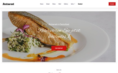Éttermek Pizzériák Food Bootstrap v5.3x HTML / CSS (Bootstrap Studio 6.4.4) Kezdőlap