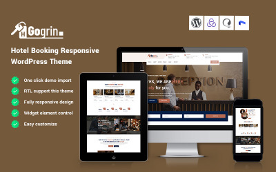 Gogrin - Hotel Booking WordPress Theme