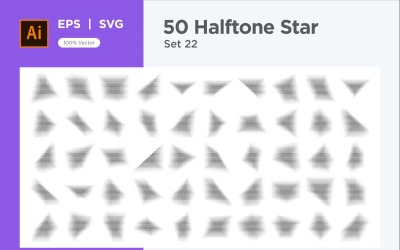 Stjärnor formar halvtonsbakgrund 50-22