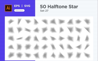Stjärnor formar halvtonsbakgrund 50-27