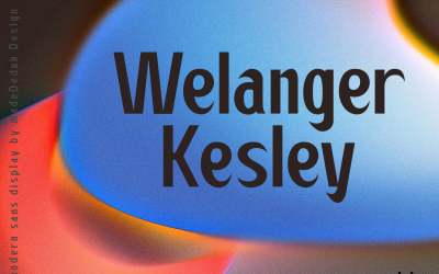 Welanger Kesley - Lettertype weergeven