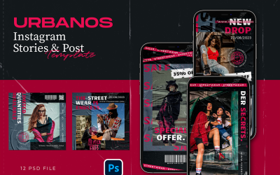 Шаблон Hype Instagram - Драго