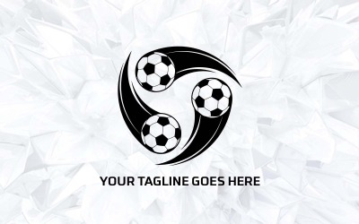 Voetbal logo ontwerp - merkidentiteit