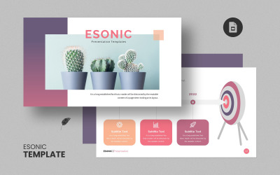 Esonic Google Slides prezentációs sablon