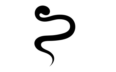 Dym vape ikona logo szablon elementu projektu v16