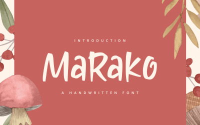 Marako - Fuente manuscrita