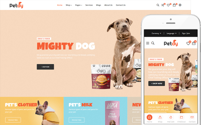 Petdy - Evcil Hayvanlar ve Veterinerler için Tema WooCommerce Teması