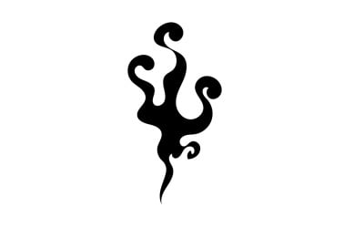 Smoke vape logo icon template design element v12