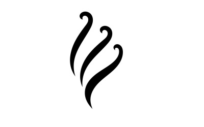 Smoke vape logo icon template design element v25