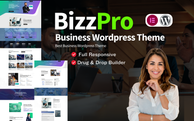 Тема Wordpress для бізнес-консалтингу Bizzpro