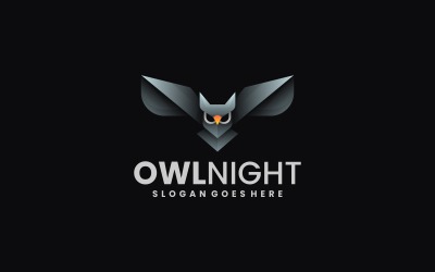 Eulennacht-Steigungs-buntes Logo 1