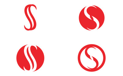 Logotipo inicial de la carta comercial s v1