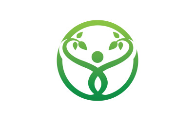 Złote logo w stylu fali włosów v12