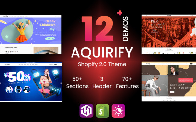 Aquirify 2.1 - Multifunktionellt Shopify-tema - OS 2.0