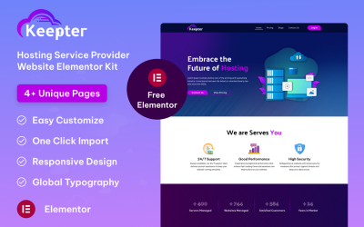 Keepter Hosting Service Provider WordPress webhely