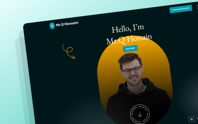 Qfolio - HTML-sjabloon voor persoonlijke portfolio&amp;#39;s