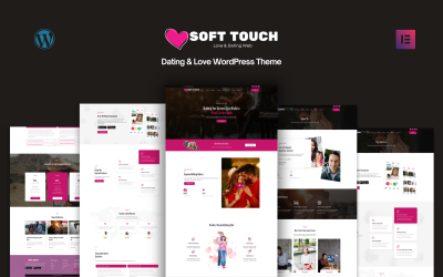 Soft Touch - Dating &amp;amp; Love WordPress-tema