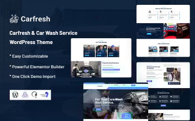 Carfresh - Autowasservice WordPress-thema