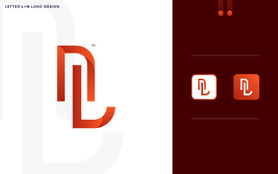 Image de marque Vector N+L logo Illustration Design