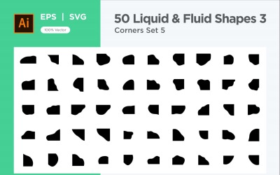 Liquid and fluid shape 3-50-5