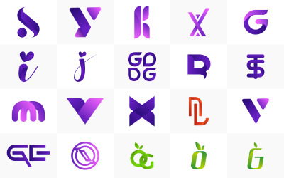 Logotipo creativo mínimo, diseño de ilustración de plantilla de logotipo vectorial