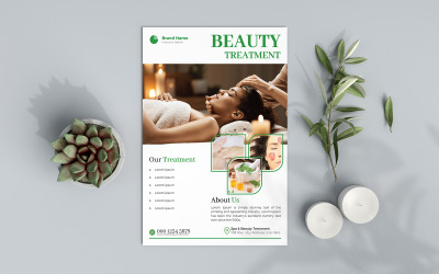 Creative Beauty Spa-behandelingen Gratis Flyer