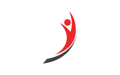 Health people human character success team group community logo v12