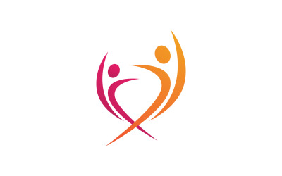 Health people human character success team group community logo v16