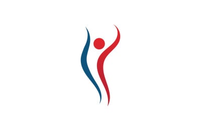 Health people human character success team group community logo v2