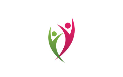 Health people human character success team group community logo v9