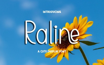 Raline - Police d&amp;#39;affichage mignonne