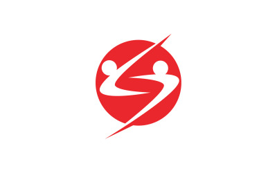 Health people human character success team group community logo v26