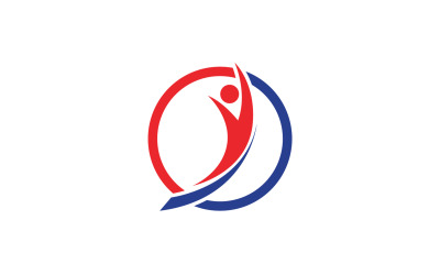 Health people human character success team group community logo v30