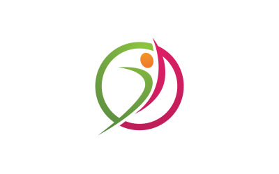 Health people human character success team group community logo v34