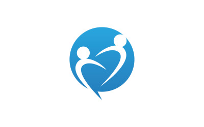 Health people human character success team group community logo v40
