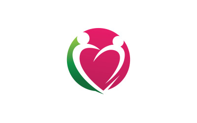 Salud personas carácter humano éxito equipo grupo comunidad logo v31