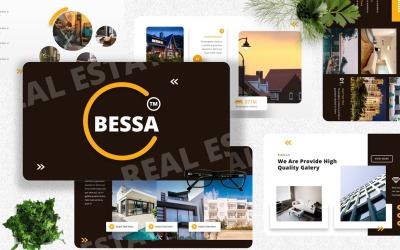 Bessa - Modèle Powerpoint Immobilier