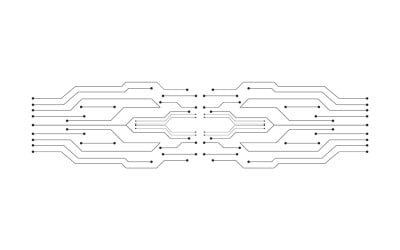 Circuit line board logo v11