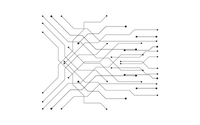 Circuit line board logo v14