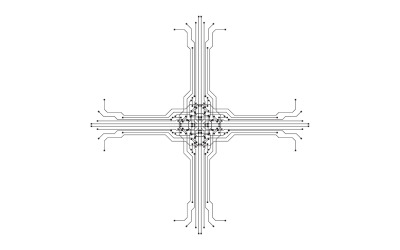 Circuit line board logo v16
