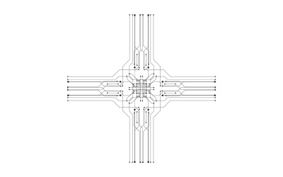 Circuit line board logo v17