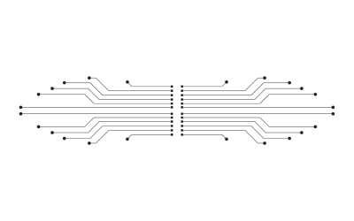 Circuit line board logo v18