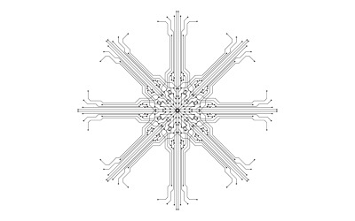 Circuit line board logo v21