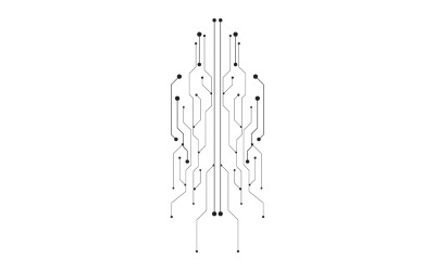 Circuit line board logo v6