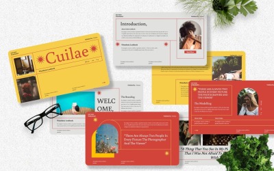 Cuilae - Моделирование шаблона Googleslide