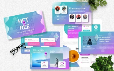Hetree - Modelli PowerPoint di criptovaluta