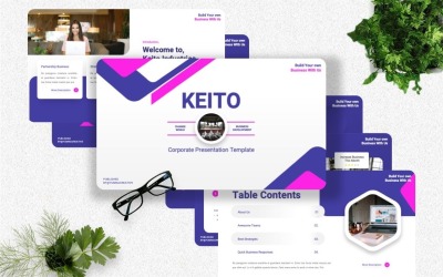 Keito - Шаблон корпоративного выступления