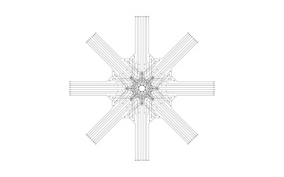 Logotipo de placa de línea de circuito v3