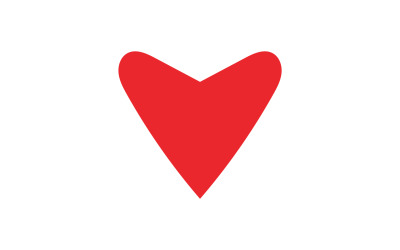 Coeur amour saint valentin icône élément logo vecteur v9